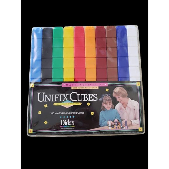 Unifix Toys Unifix Cubes 0 Interlocking Counting Cubes Math